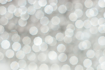 silver abstract background bokeh defocused lights