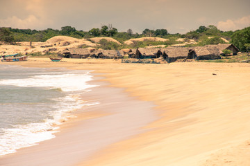 Yala National Park Sri Lanka. View of the beautiful beach.