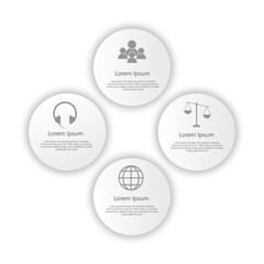 Isometric corporate timeline infograph elements.
