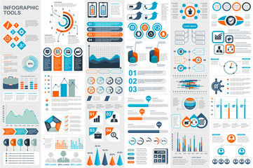 Infographic elements data visualization vector design template. Can be used for steps, options, business processes, workflow, diagram, flowchart concept, timeline, marketing icons, info graphics.