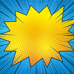 Comic explosive concept