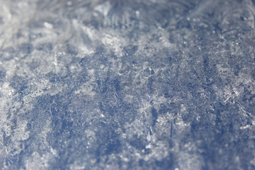 the frozen glass is texture