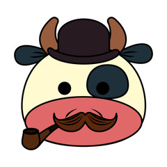 cute little cow character
