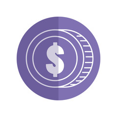 coin money isolated icon