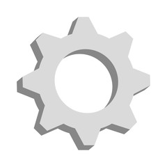 gear machinery isolated icon