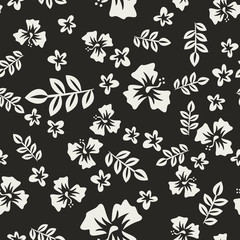 Seamless pattern of flowers