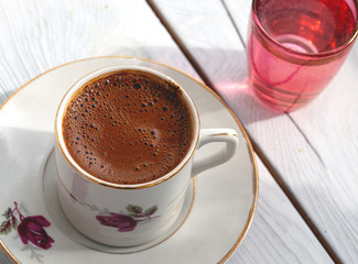 Traditional Turkish coffee