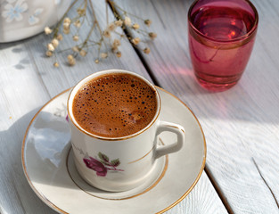 Traditional Turkish coffee