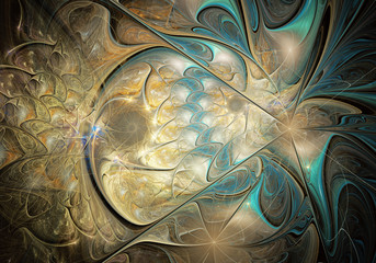 abstract fractal background, texture, fractal spiral, fractal art