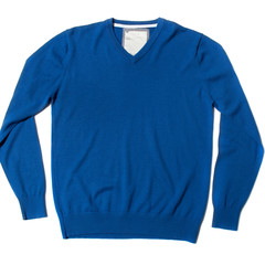 Blue wool jumper