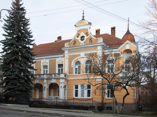 the old authentic architecture of the city of Drohobych, Ukraine