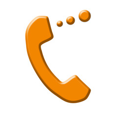 illustration of telephone icon