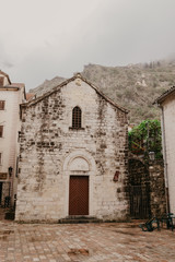 KOTOR, MONTENEGRO - 30.10.2018:  Old Town of Kotor. Kotor is a city on the coast of Montenegro and is located in Kotor Bay. - Image.