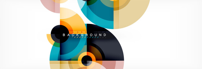 Abstract background circle design