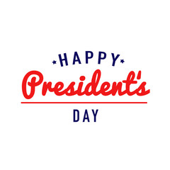 Happy Presidents Day Text .