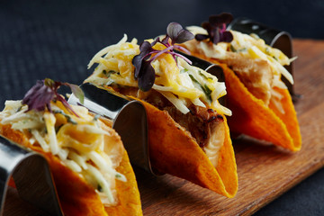 Mini tacos with cod