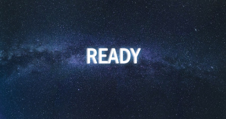 Ready on stellar and astronomy background