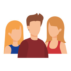 group of people characters