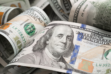 dollars lie chaotically - Image.