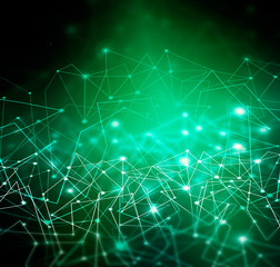 Technological background, Internet concept of global business. Internet connection, abstract of science and technology graphic design