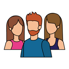 group of people characters