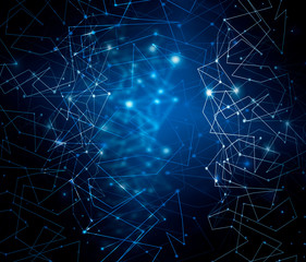 Technological background, Internet concept of global business. Internet connection, abstract of science and technology graphic design