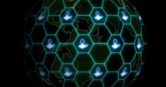 Earth is entangled by RSK Smart Bitcoin (RBTC) blockchain network.