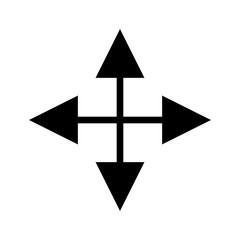 arrows crossed computer icon