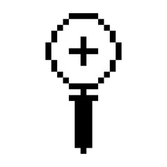 Obraz premium magnifying glass zoom symbol