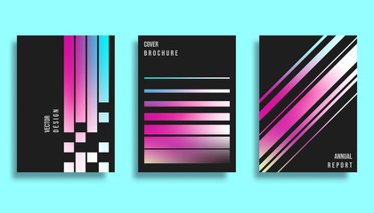 Colorful gradient lines background for the banner, flyer, poster, cover brochure