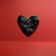 heart for valentines day in studio