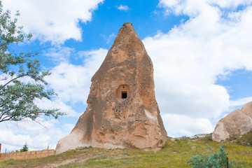 Fairy chimneys in Nevsehir, Goreme, Cappadocia Turkey.