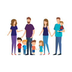 group of family members