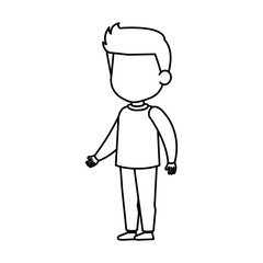 cute little boy character