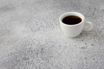 cup coffee concrete table Education business concept