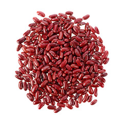 red beans isolated on white background