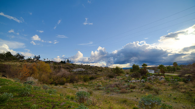 Sylmar California after the rain