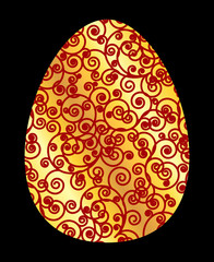 Happy Easter greeting card template