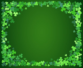 Saint Patrick's Day frame background