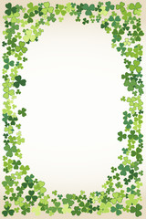 Saint Patrick's Day frame background