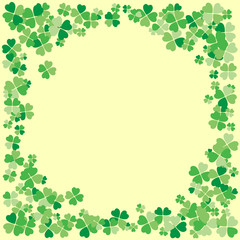 Saint Patrick's Day frame background