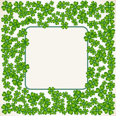 Saint Patrick's Day frame background
