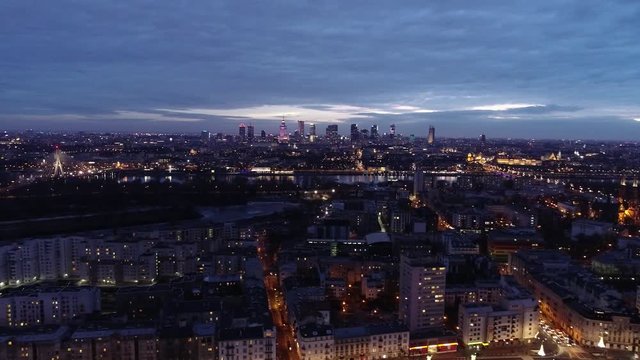 Warszawa o zmierzchu