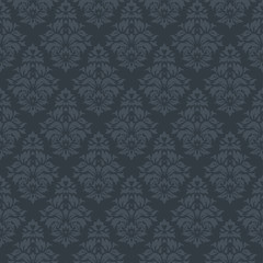 Vintage luxery royal seamless damask pattern. Template greeting card, invitation, wallpaper and advertising banner, brochure