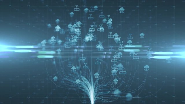 Internet of things IOT safe and secure network connection wireless cloud computing