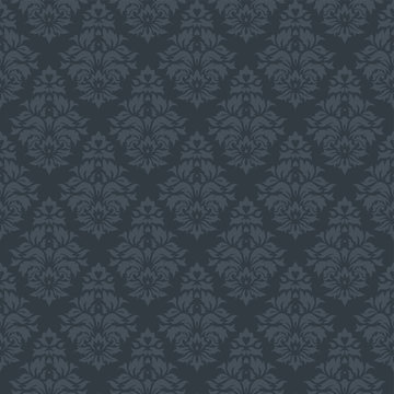 Vintage luxery royal seamless damask pattern. Template greeting card, invitation, wallpaper and advertising banner, brochure