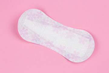 Menstruation sanitary soft pad, hygiene protection.