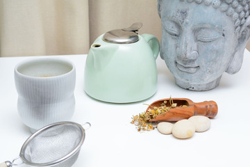 Chamomile flower, raw ingridient used to make chamomile tea