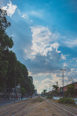 Fototapeta premium road to the city