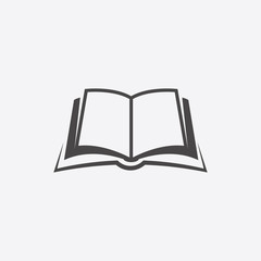 Book icon. sign design. Learning education book shop.